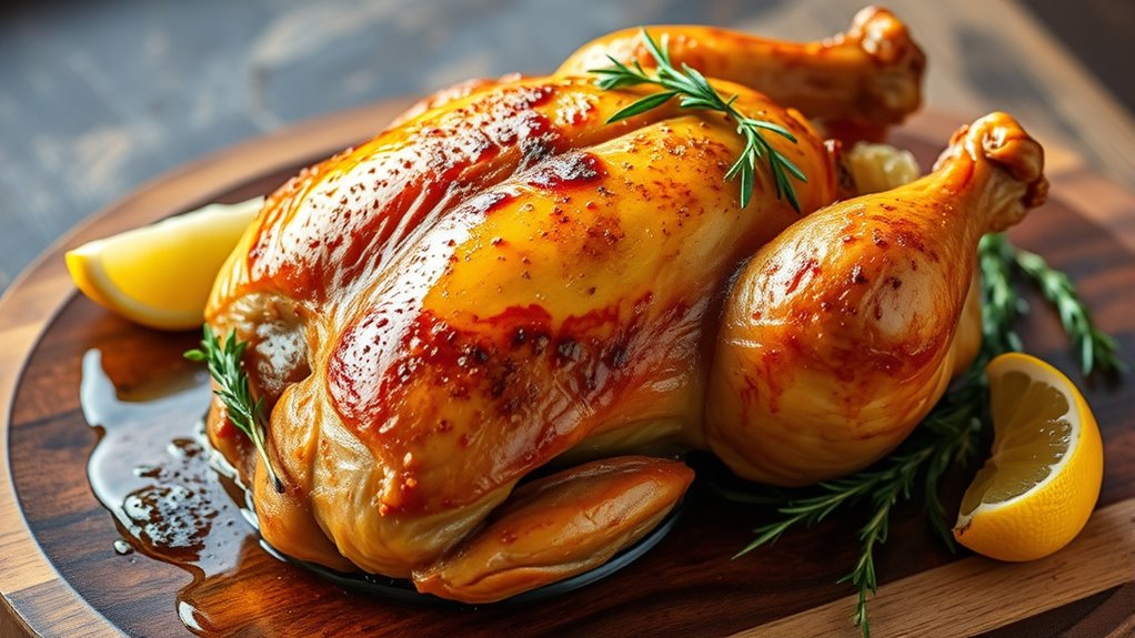 perfect juicy roast chicken