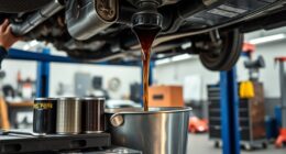 performing safe oil change