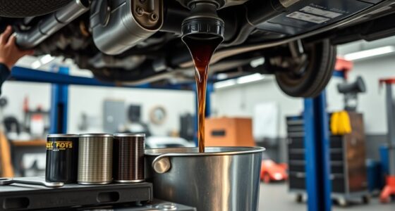 performing safe oil change