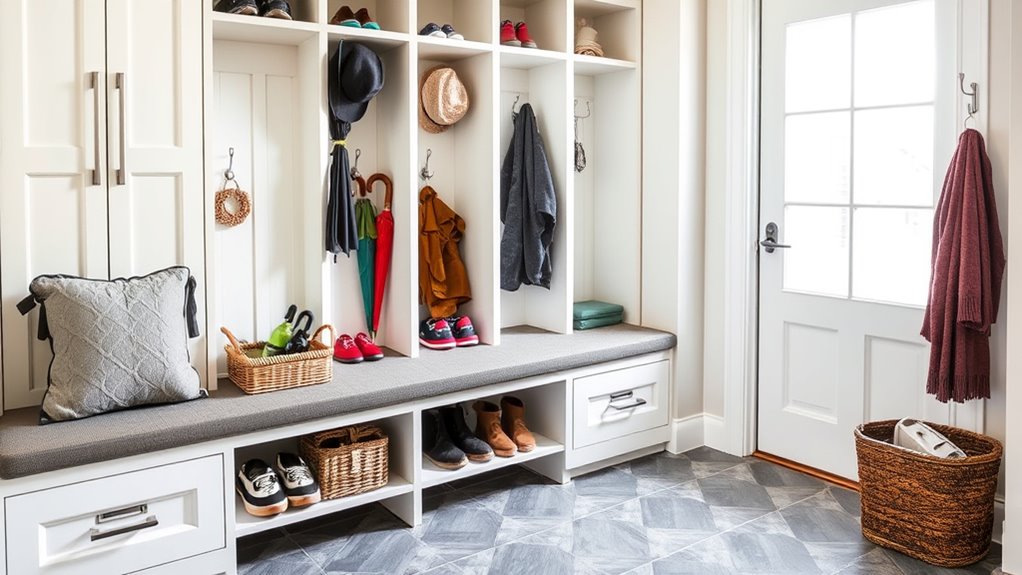 practical mudroom storage solutions