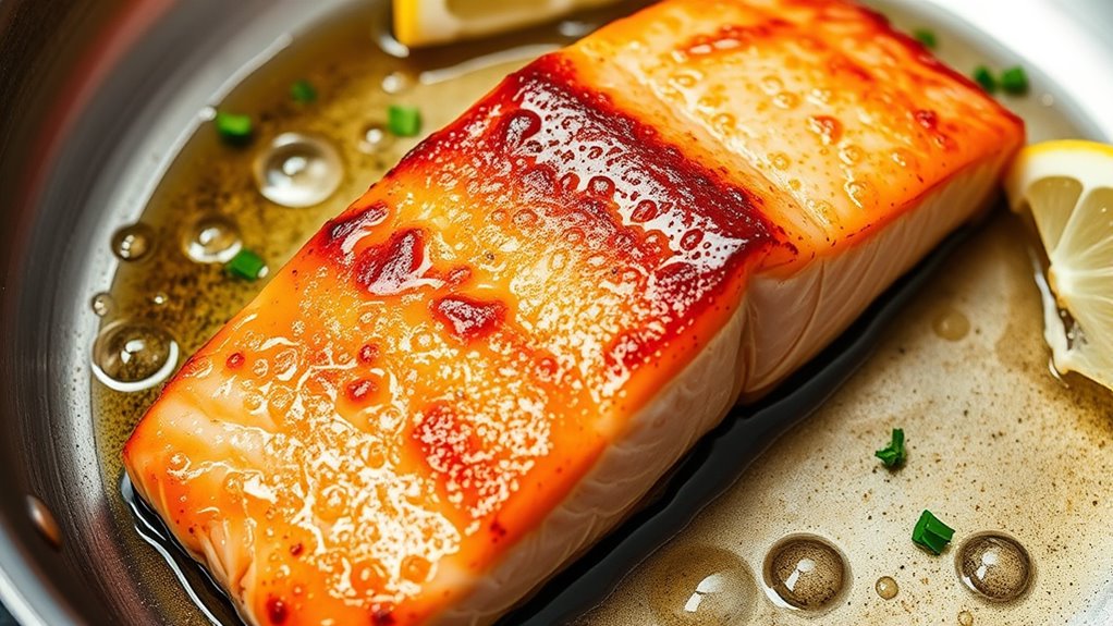 prevent salmon sticking properly