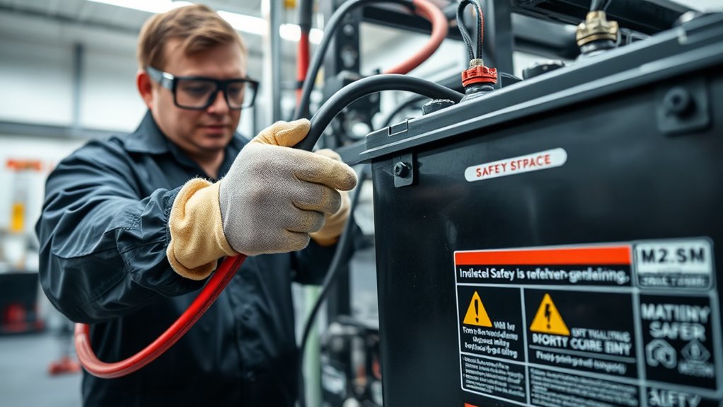 proper battery charging safety