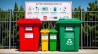 proper battery recycling rules