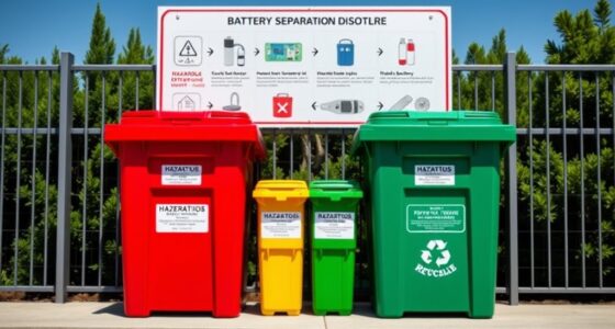 proper battery recycling rules