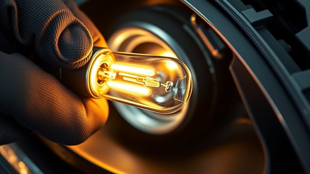 proper headlight bulb replacement