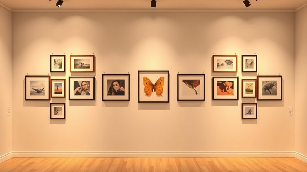 proper wall art arrangement