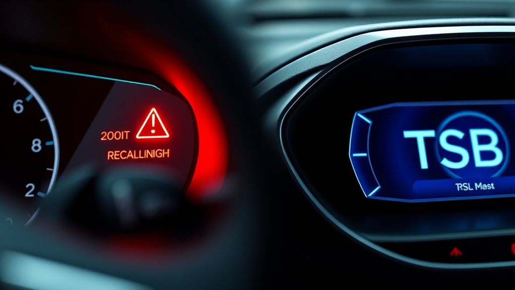 recall vs tsb differences