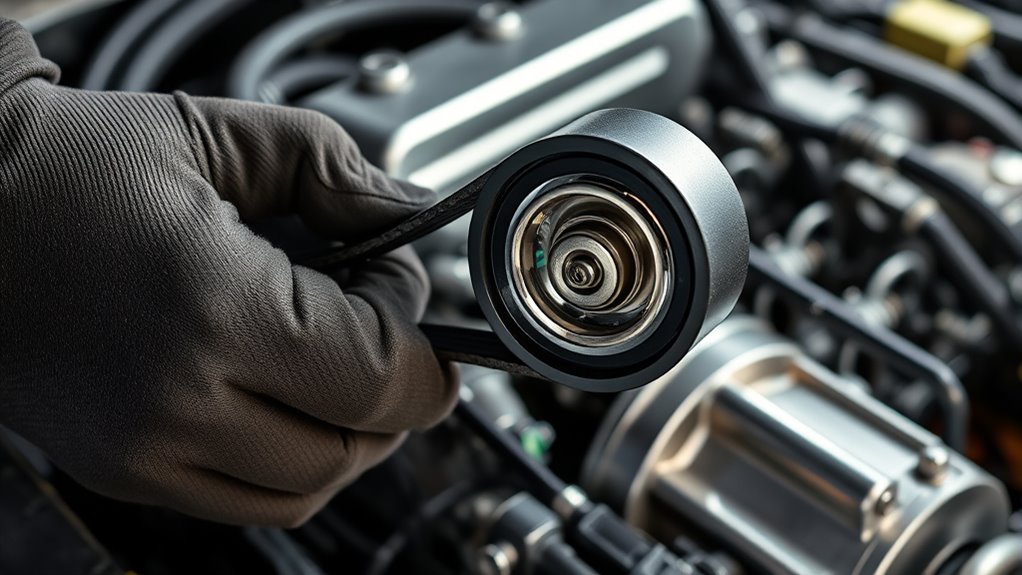 replace belt and tensioner