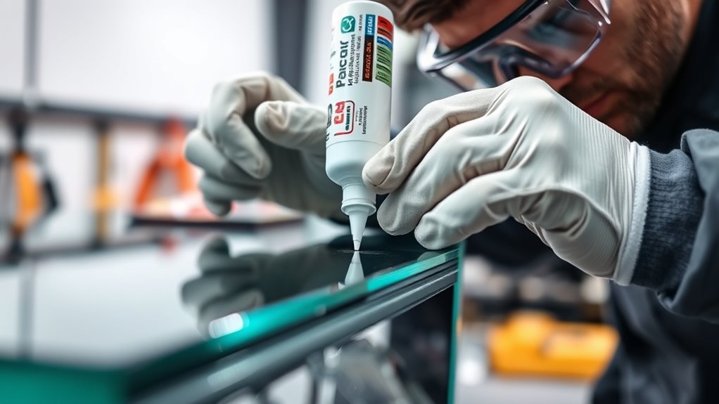 secure durable glass bonding