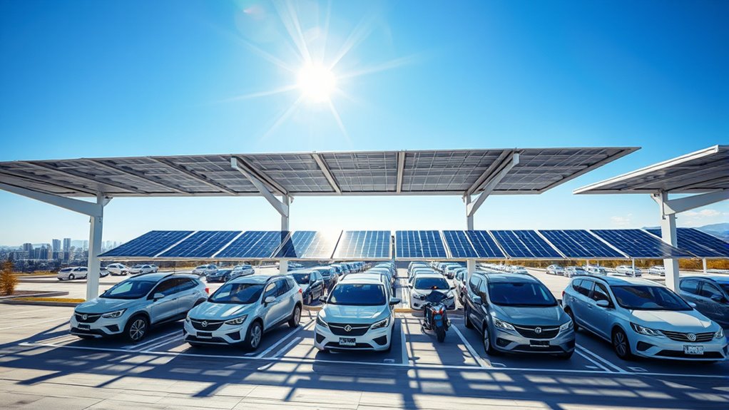 solar powered vehicle storage solutions