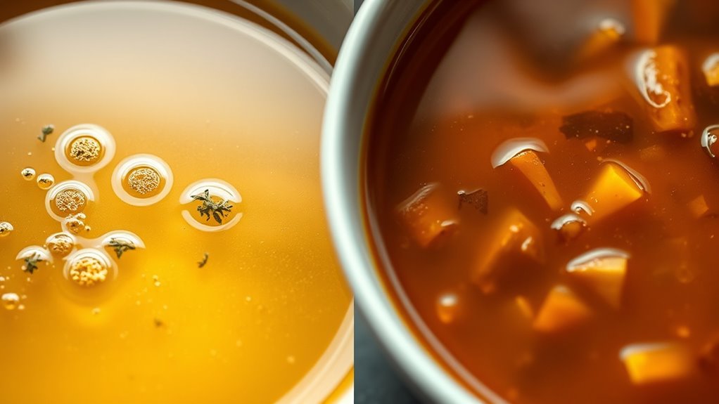 stock has richer flavor