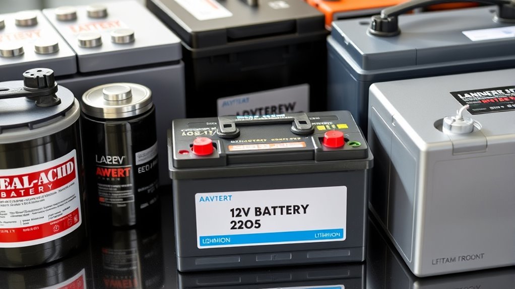 types of 12v batteries