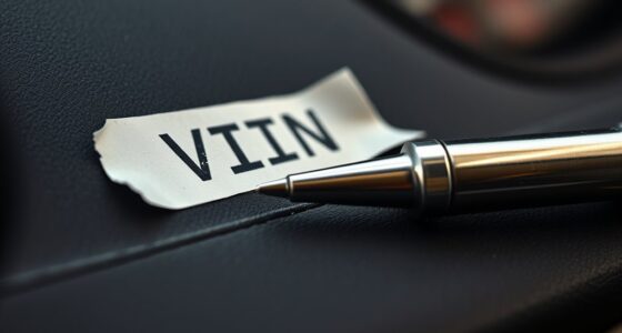 vehicle identification number tampering