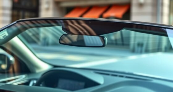 windshield as structural support