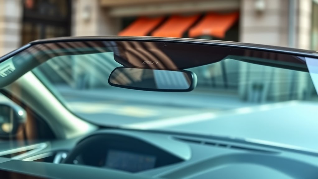 windshield as structural support