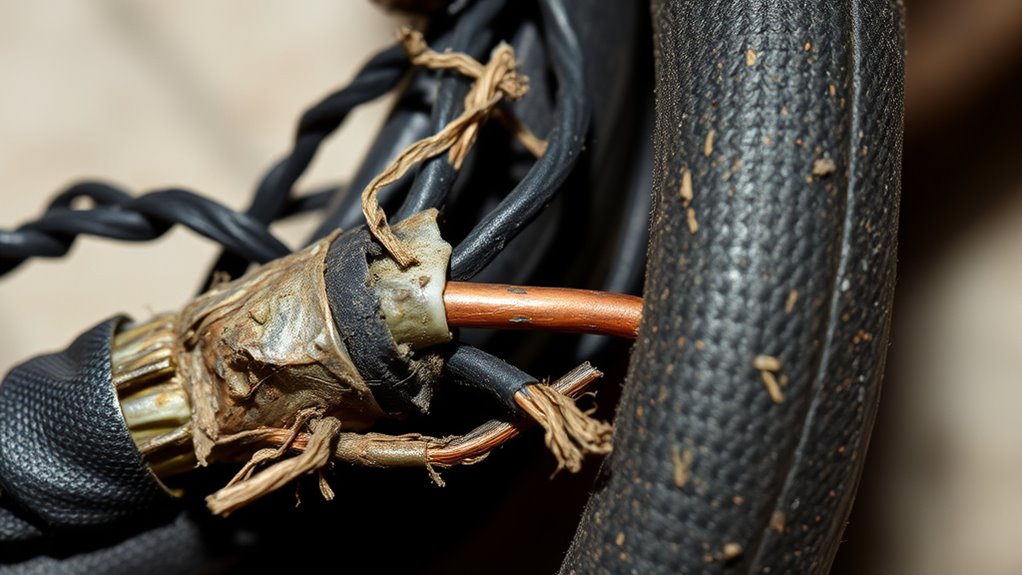 wiring damage from chafing