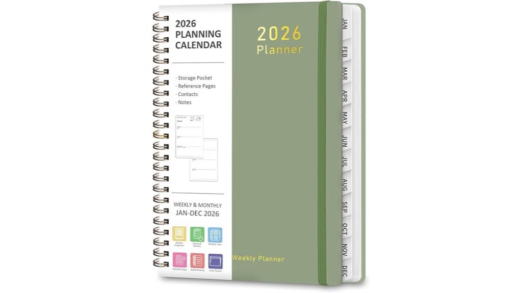 2026 agenda calendar planner