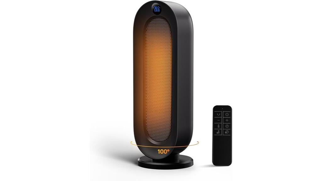 indoor 1500w oscillating heater