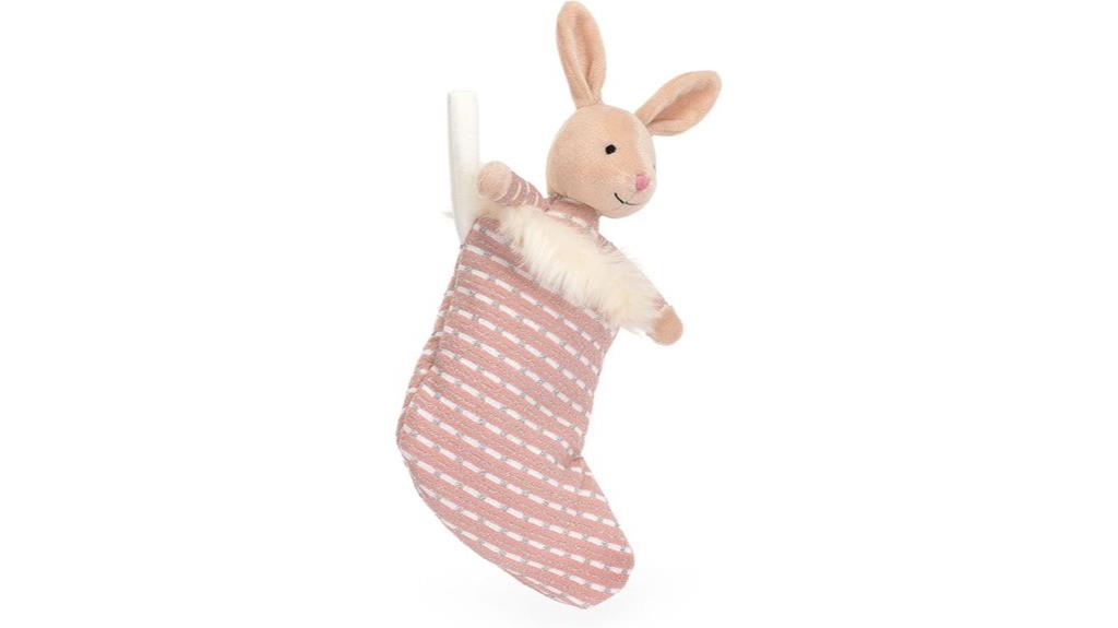 shimmer bunny stocking animal