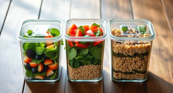 top glass meal containers