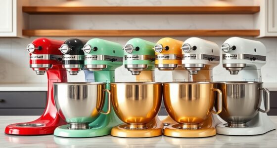 top kitchenaid mixer colors