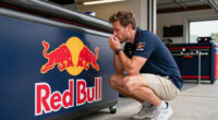 Leo Leclerc Caught Peeing On Red Bull’s Garage Is Peak F1 Shenanigans