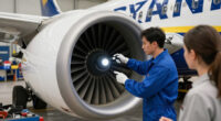 Boeing 737 Ryanair Engine Damage