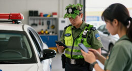 Cops Imitating Plants Catch 74 Drivers On Their Phones In Six Hours