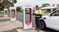 Tesla Charging Bays Vandalised In Australia Just Days After Opening