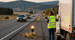 Colorado’s Plan To Protect Emergency Workers On The Shoulder? Giant, Neon Green Ford Trucks