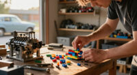 Recreating An Antique Hit-and-Miss Engine With Lego Is One Way To Kill Time