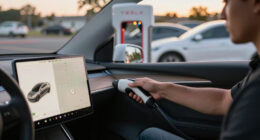 Tesla Adds Emergency Feature So You Can Drive Away From Supercharger Without Unplugging