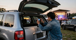 Using A 2010 Honda Pilot Backup Camera To Film A Concert Is Possible, Apparently